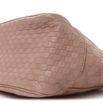 Gucci Guccissima Small Bree Zippered Tote Soft Pink 9 of 9