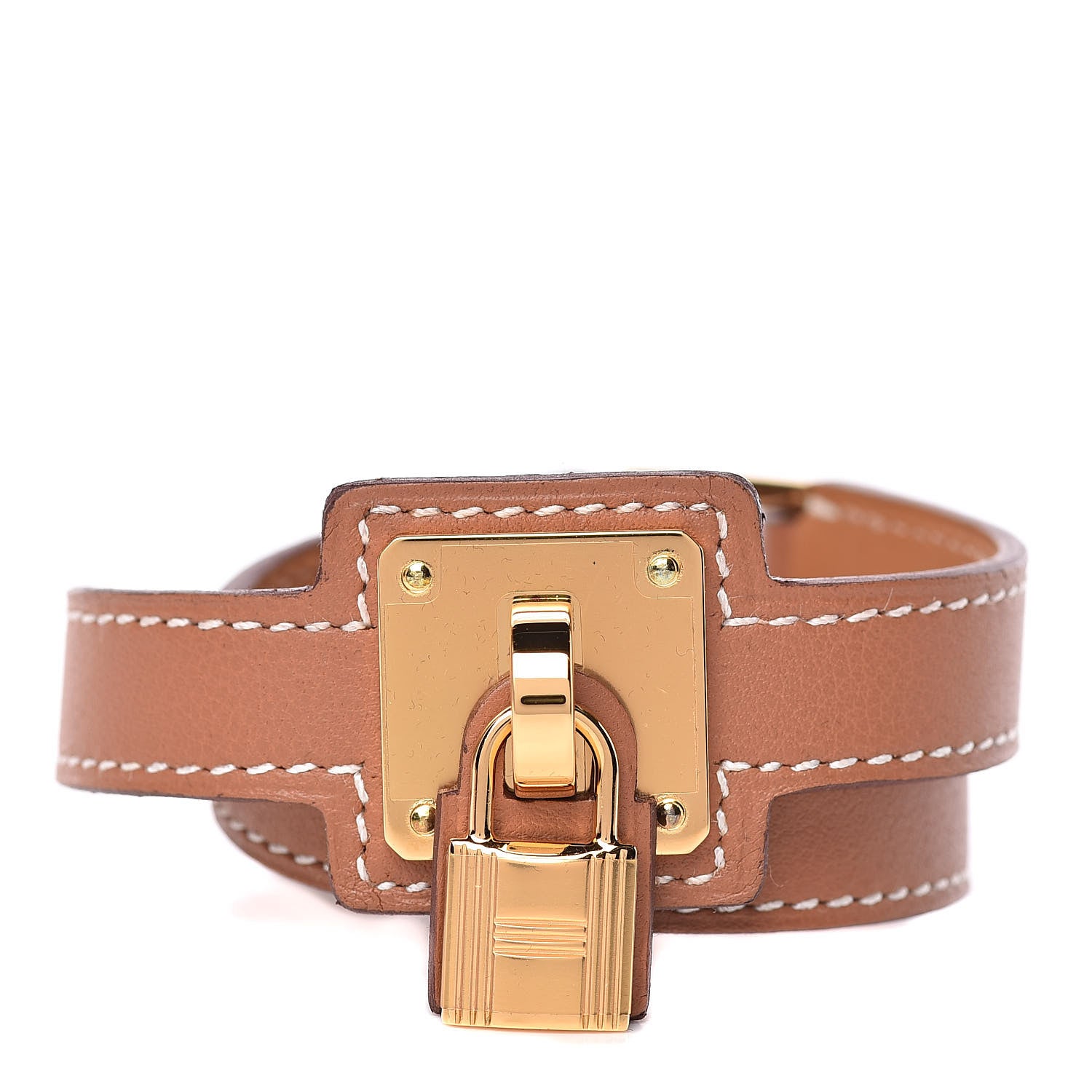 Hermes Swift O'Kelly Double Tour Bracelet T2 Gold 1 of 8