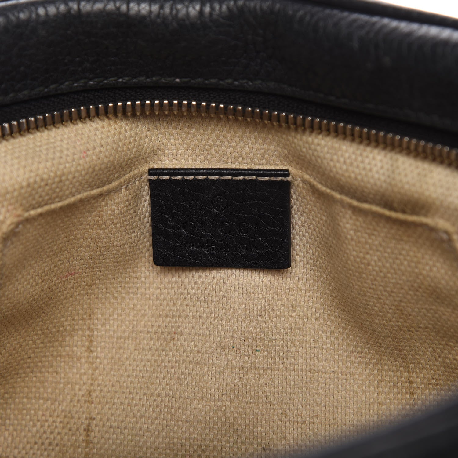 Gucci Pebbled Calfskin Small Soho Disco Bag Black 8 of 9