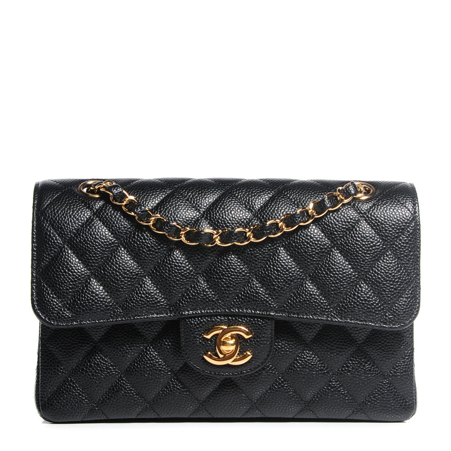 Chanel Caviar Quilted Small Double Flap Black 1 of 9