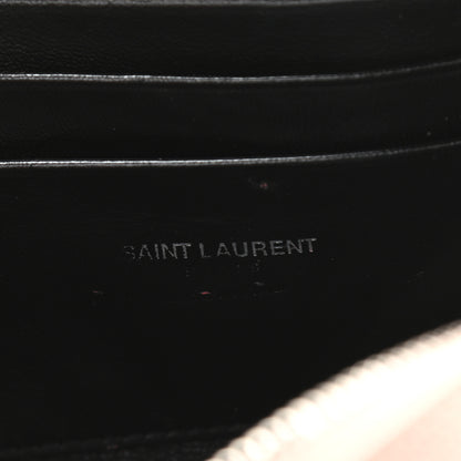 Saint Laurent Grain De Poudre Matelasse Monogram Mini Lou Camera Bag Marble Pink 6 of 12