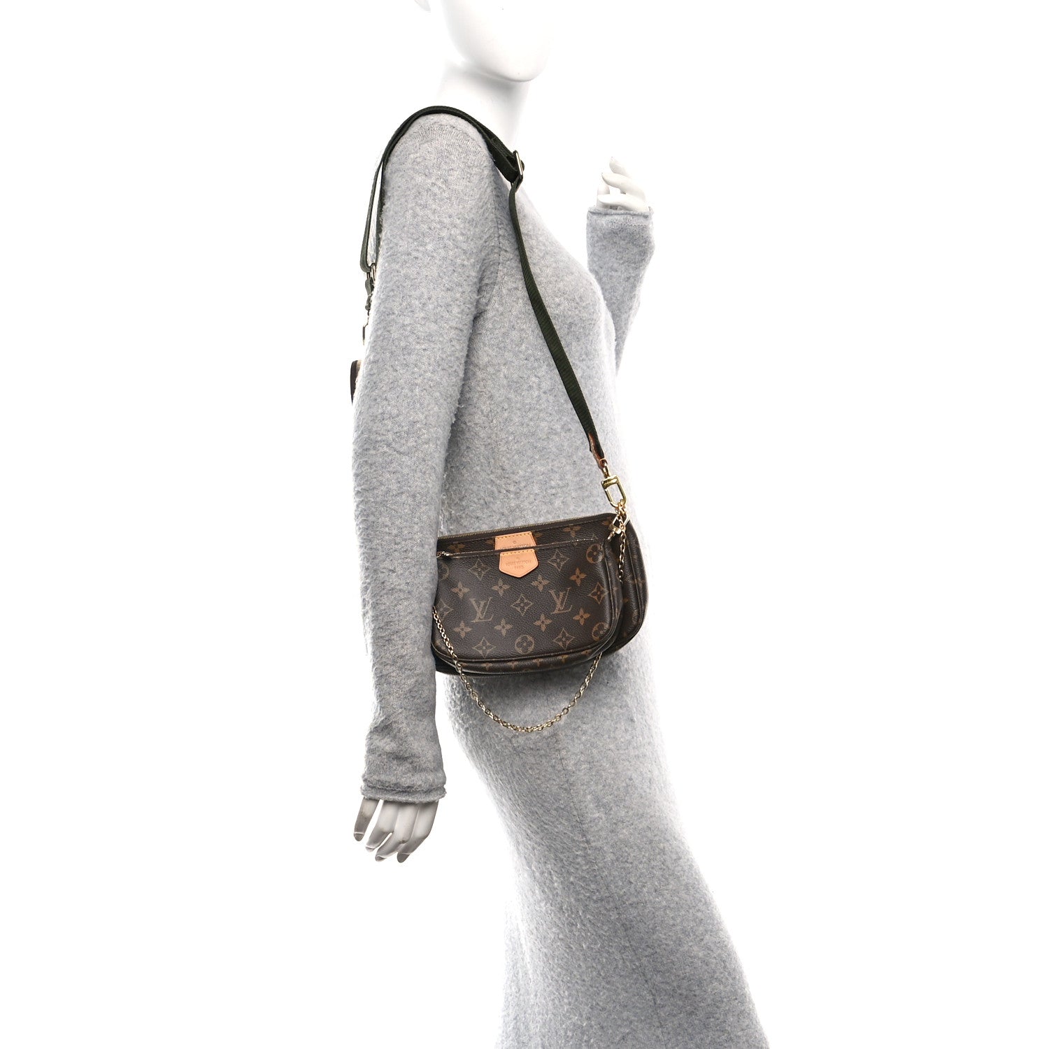 Louis Vuitton Monogram Multi Pochette Accessories Kaki 2 of 10