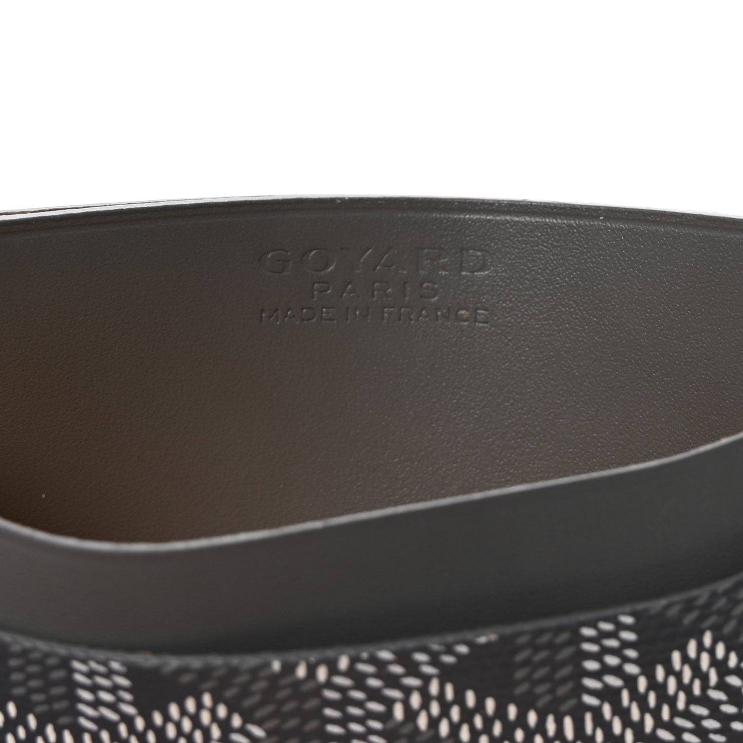 Goyardine Saint Sulpice Card Holder Grey