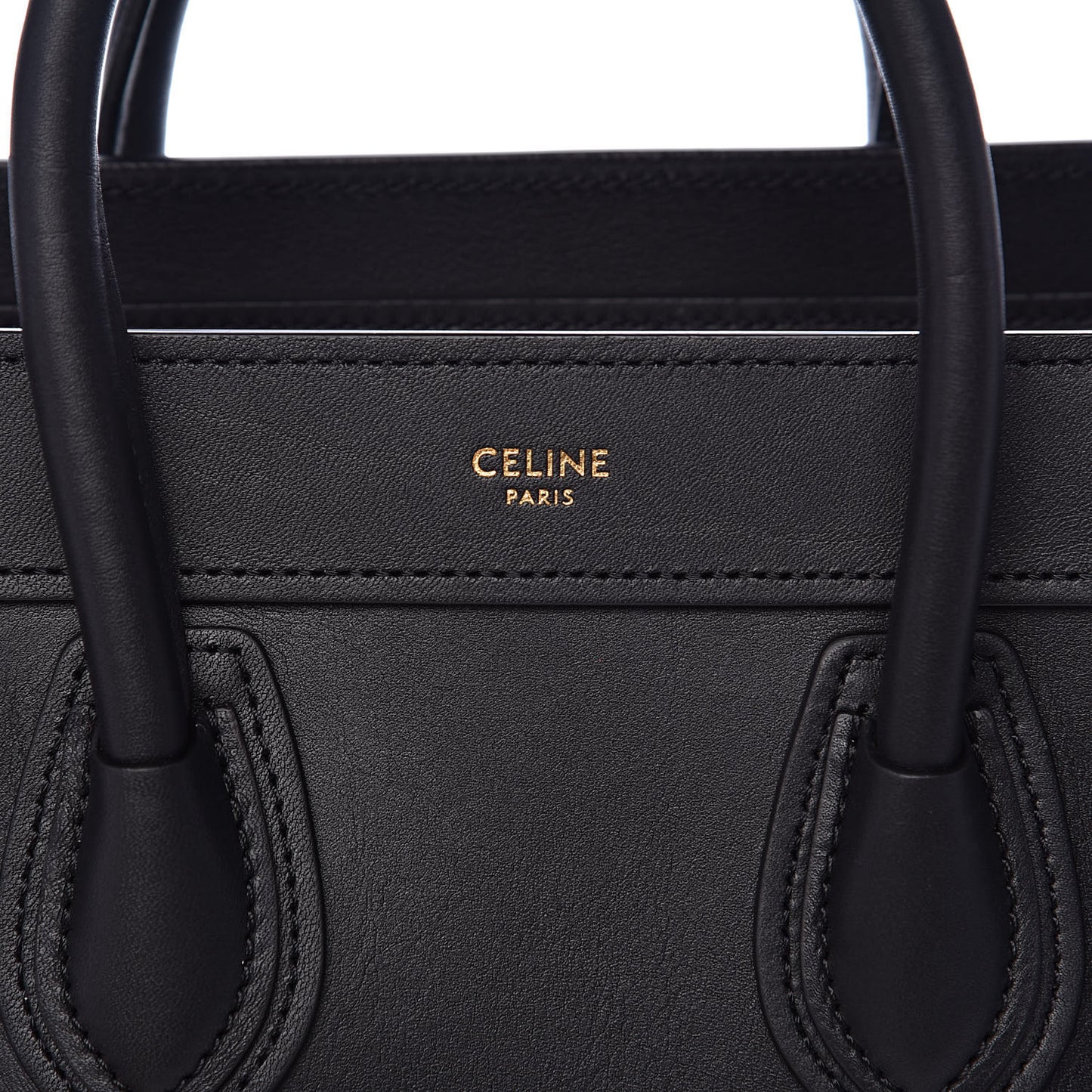 Smooth Calfskin Nano Luggage Black