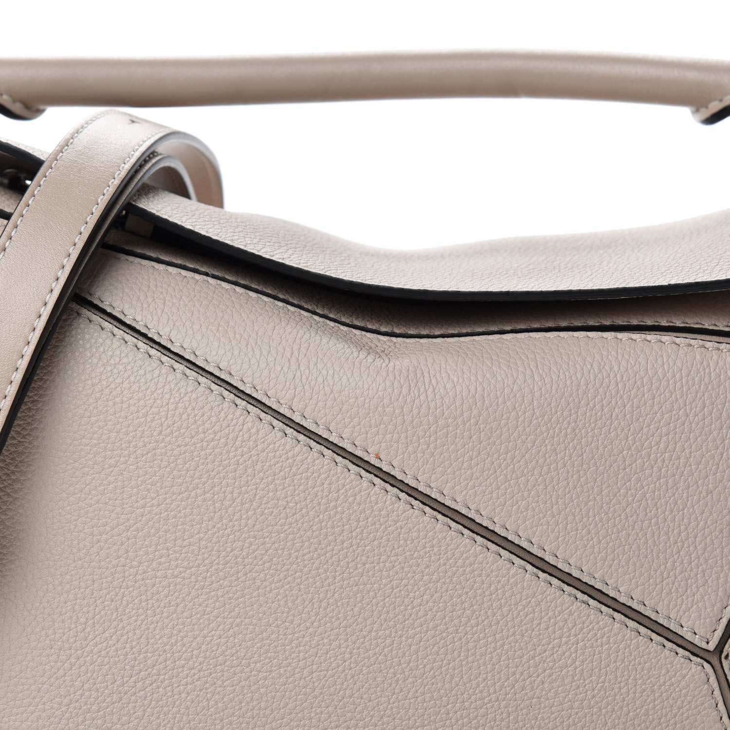 Loewe Calfskin Small Puzzle Bag Light Oat 11 of 11