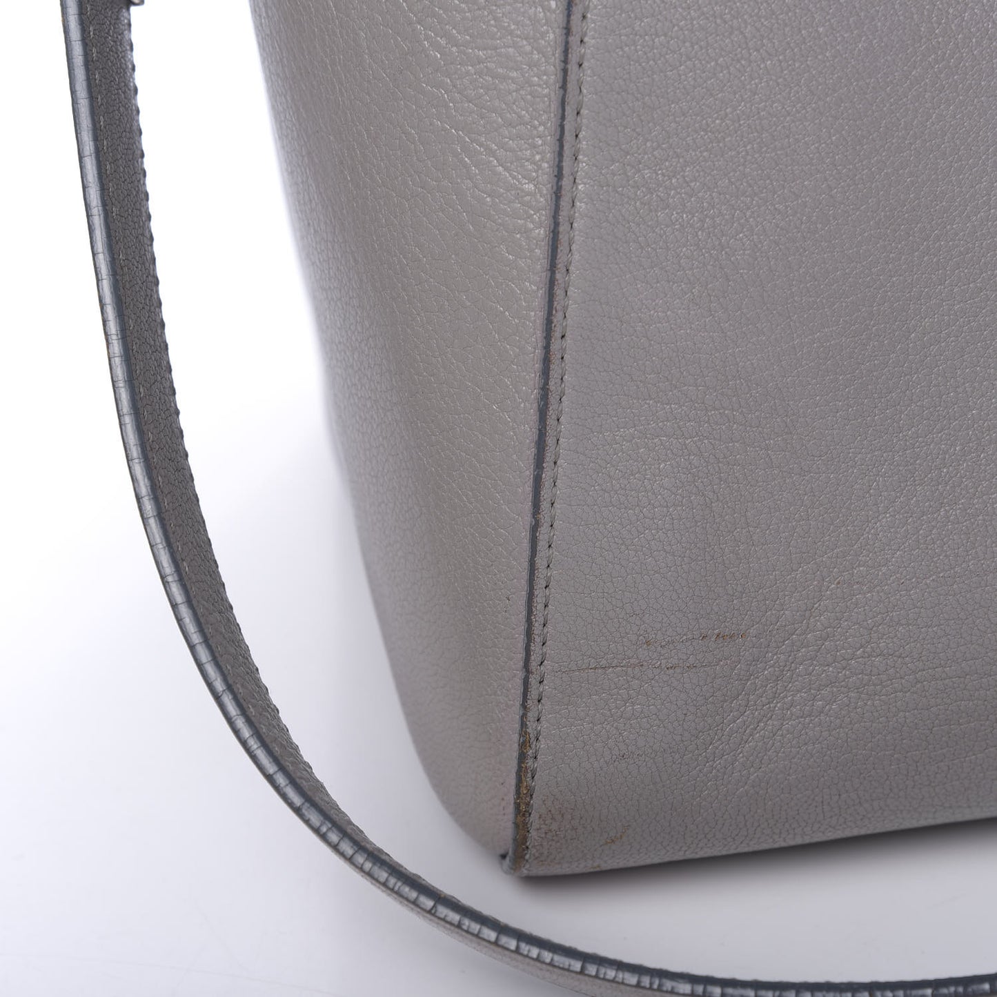 Sugar Goatskin Medium Antigona Pearl Grey