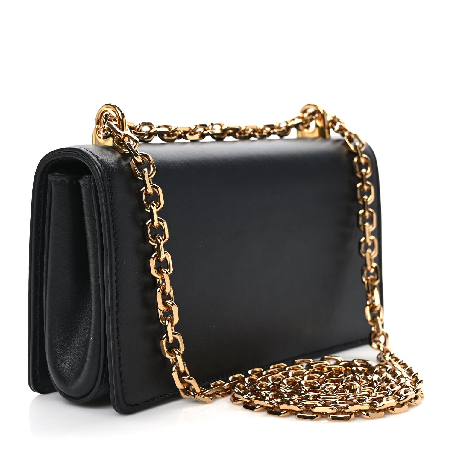 Dolce & Gabbana Calfskin DG Girls Phone Shoulder Bag Black 3 of 11