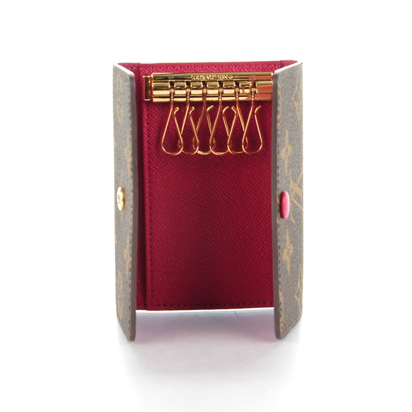 Monogram 6 Key Multicles Holder Fuchsia