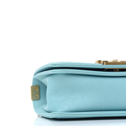 Chanel Caviar Quilted Small Boy Flap Light Blue 8 of 9