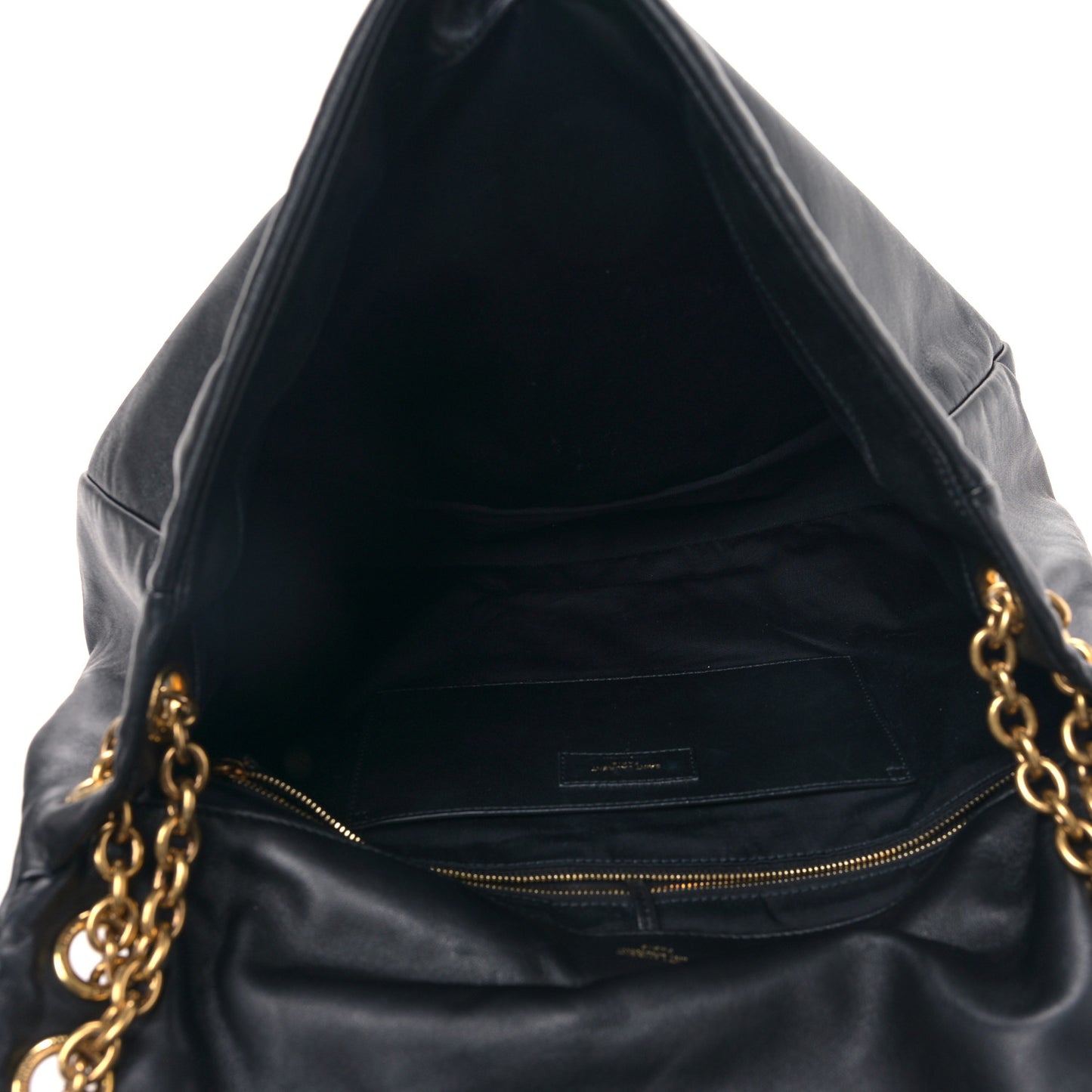Lambskin Matelasse Monogram Large Jamie 4.3 Black