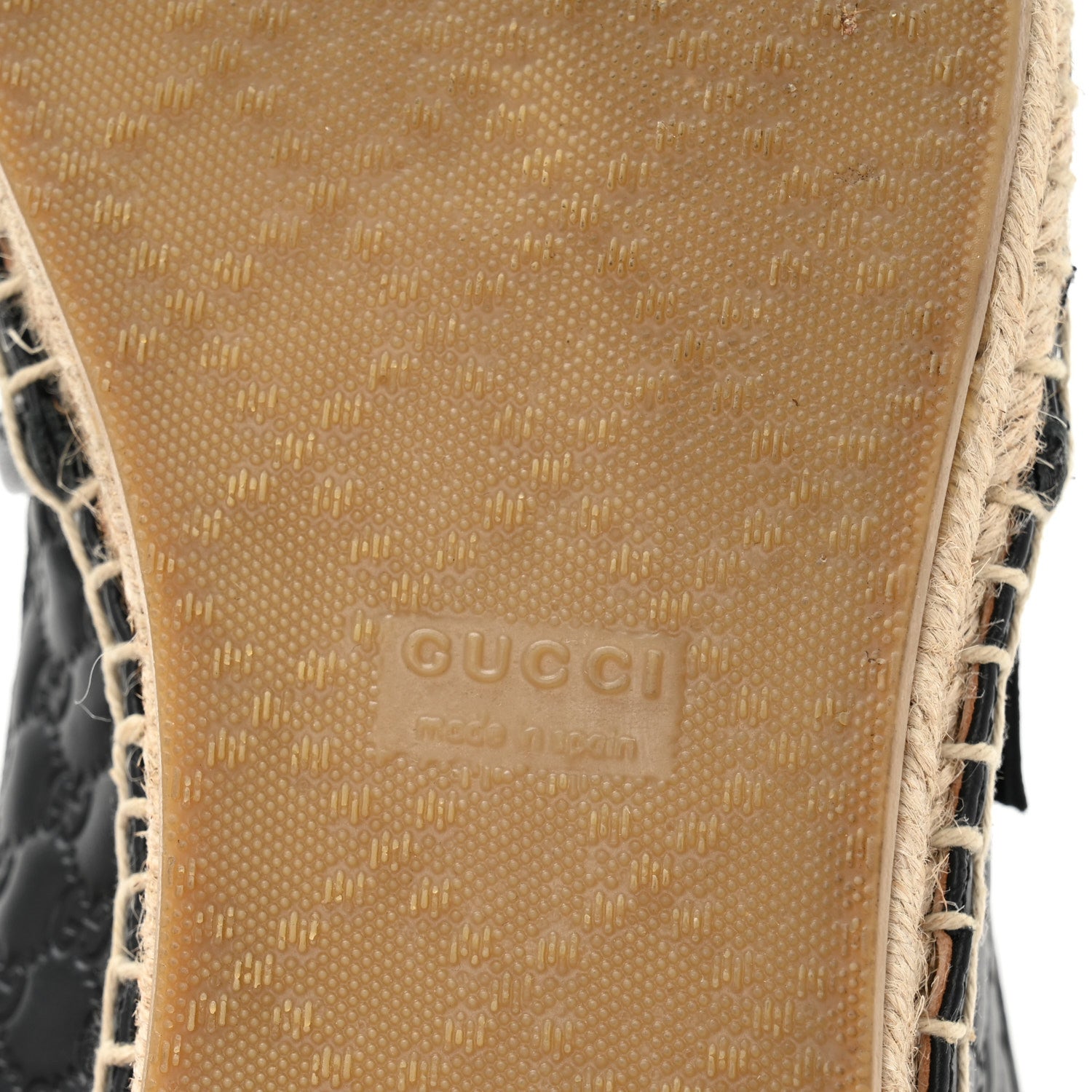 Gucci Microguccissima Signature Espadrilles 37.5 Black 7 of 10