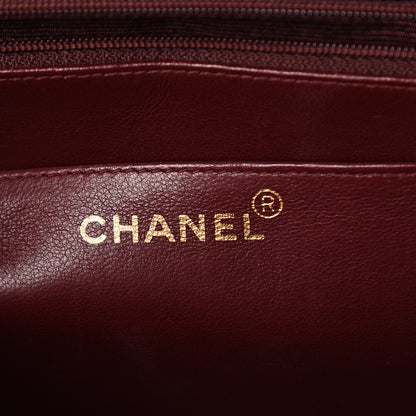 Chanel Lambskin Quilted XL Jumbo Single Flap Black 5 of 9