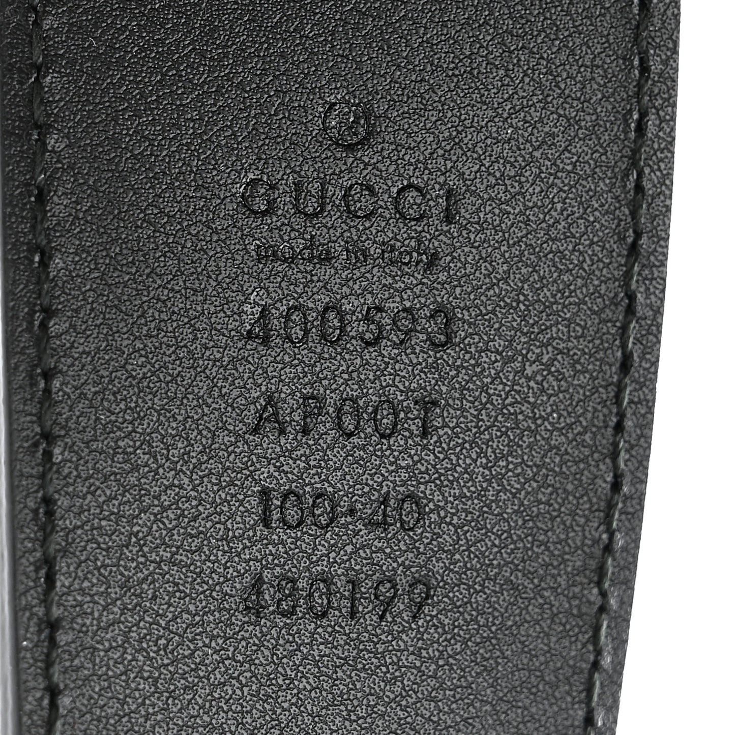 Calfskin Double G 40mm Belt 100 40 Black