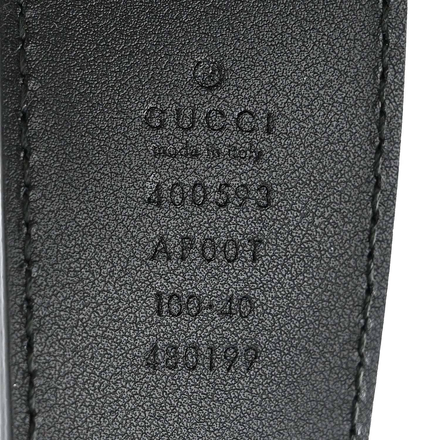 Gucci Calfskin Double G 40mm Belt 100 40 Black 3 of 6