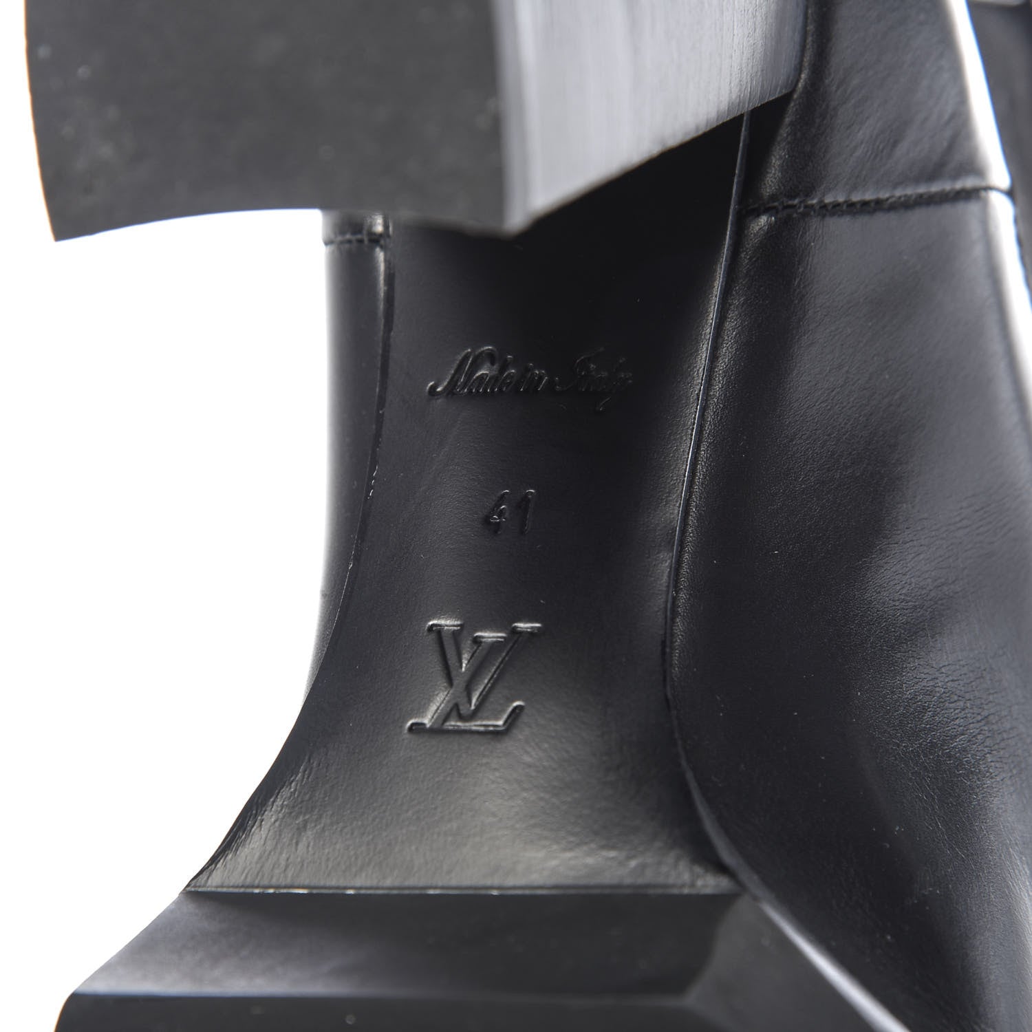 Louis Vuitton Calfskin Monogram Star Trail Chelsea Ankle Boots 41 Black 8 of 9