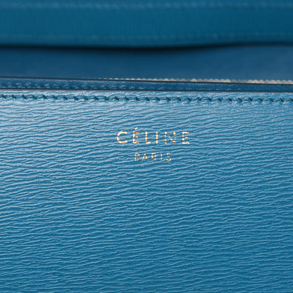 Celine Liege Calfskin Medium Classic Box Flap Bag Turquoise 7 of 10