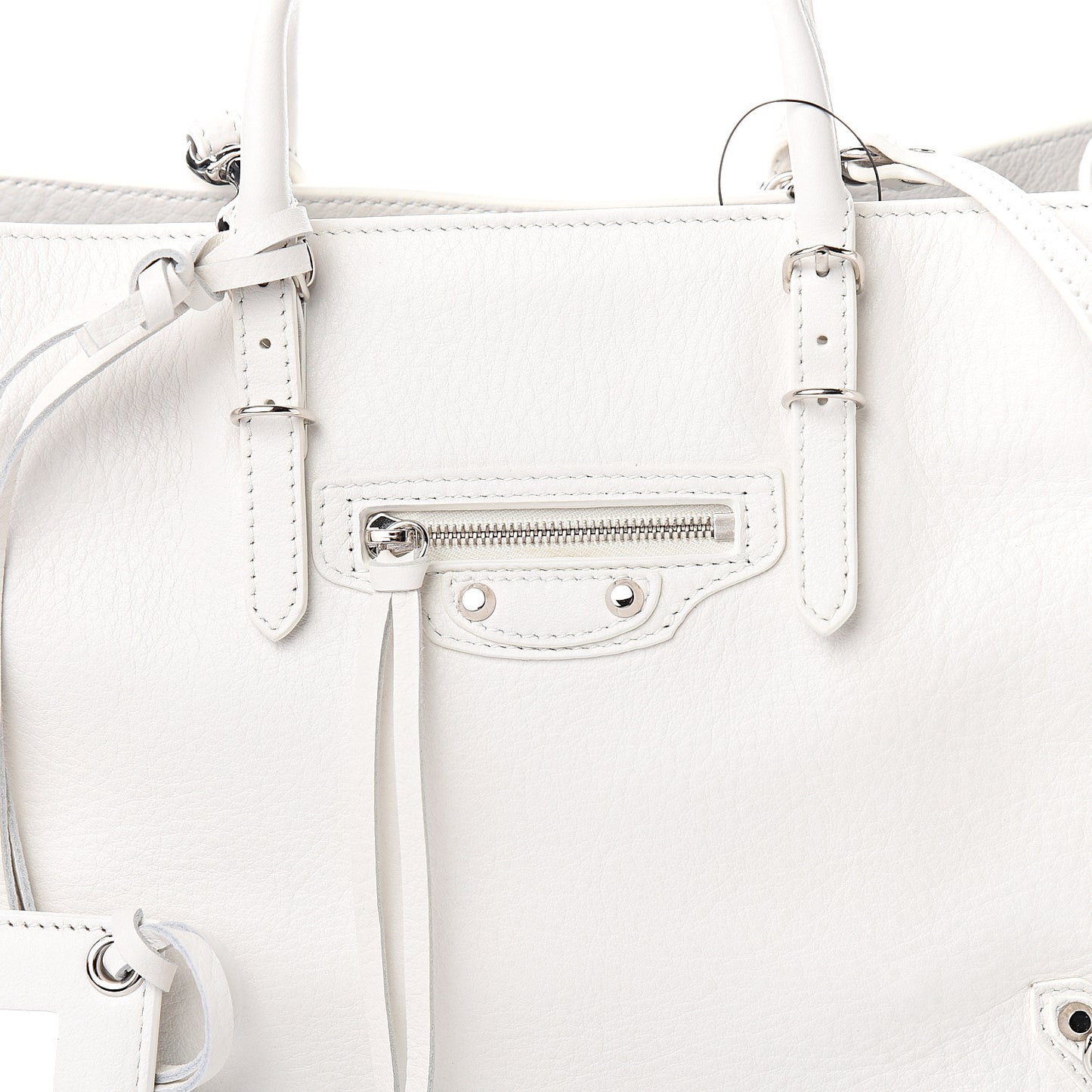 Veau Papier A6 Zip Around Tote White