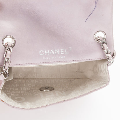 Chanel Lambskin Quilted Ladybug Extra Mini Flap Lavender 5 of 9