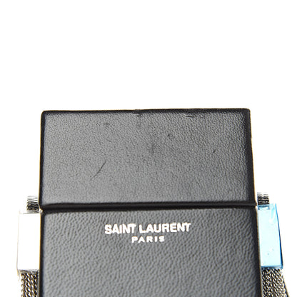 Saint Laurent Lambskin Smoking Box Crossbody Black 8 of 8