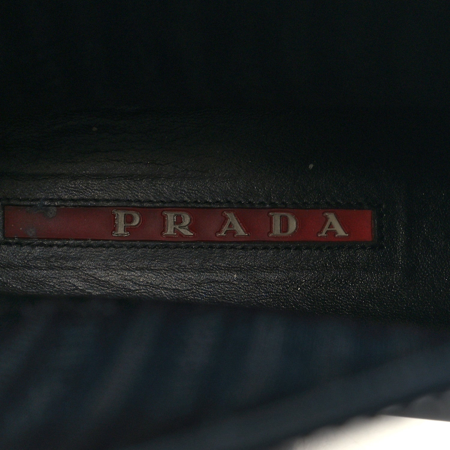 Prada Sport Rubber Metal Triangle Logo Ankle Rain Boots 40 Black 7 of 7