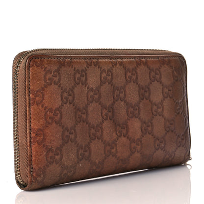 Gucci Guccissima Bamboo Tassel Zip Around Wallet Light Brown 3 of 13