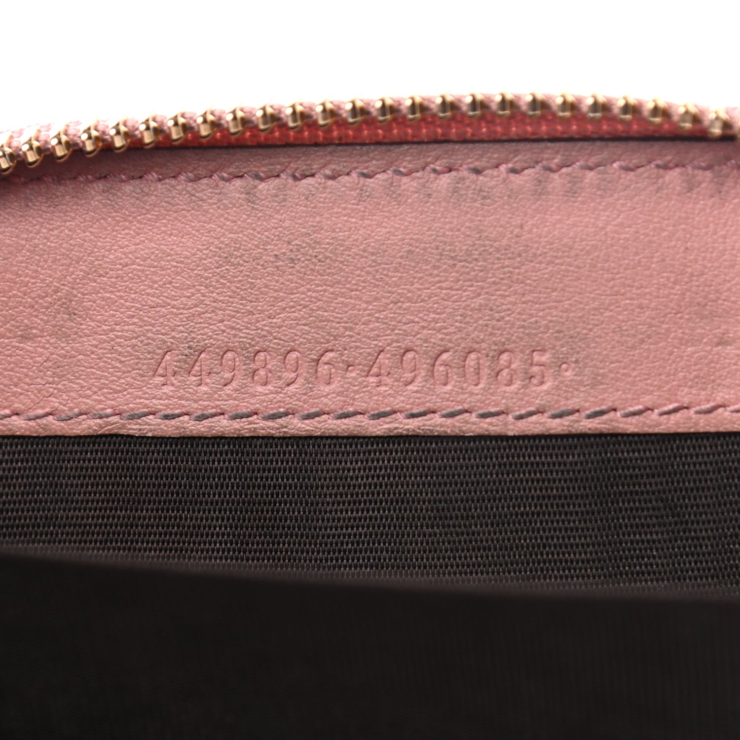 Gucci Microguccissima Zip Around Card Case Soft Pink 7 of 7