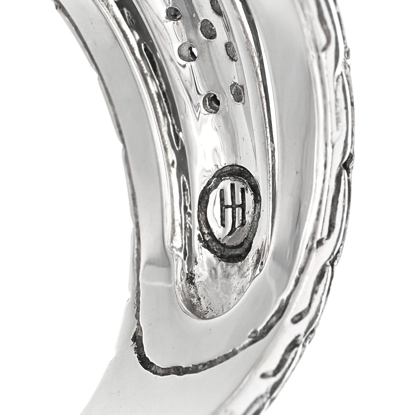 Sterling Silver Blue Sapphire Classic Chain Three Row Ring 54 7