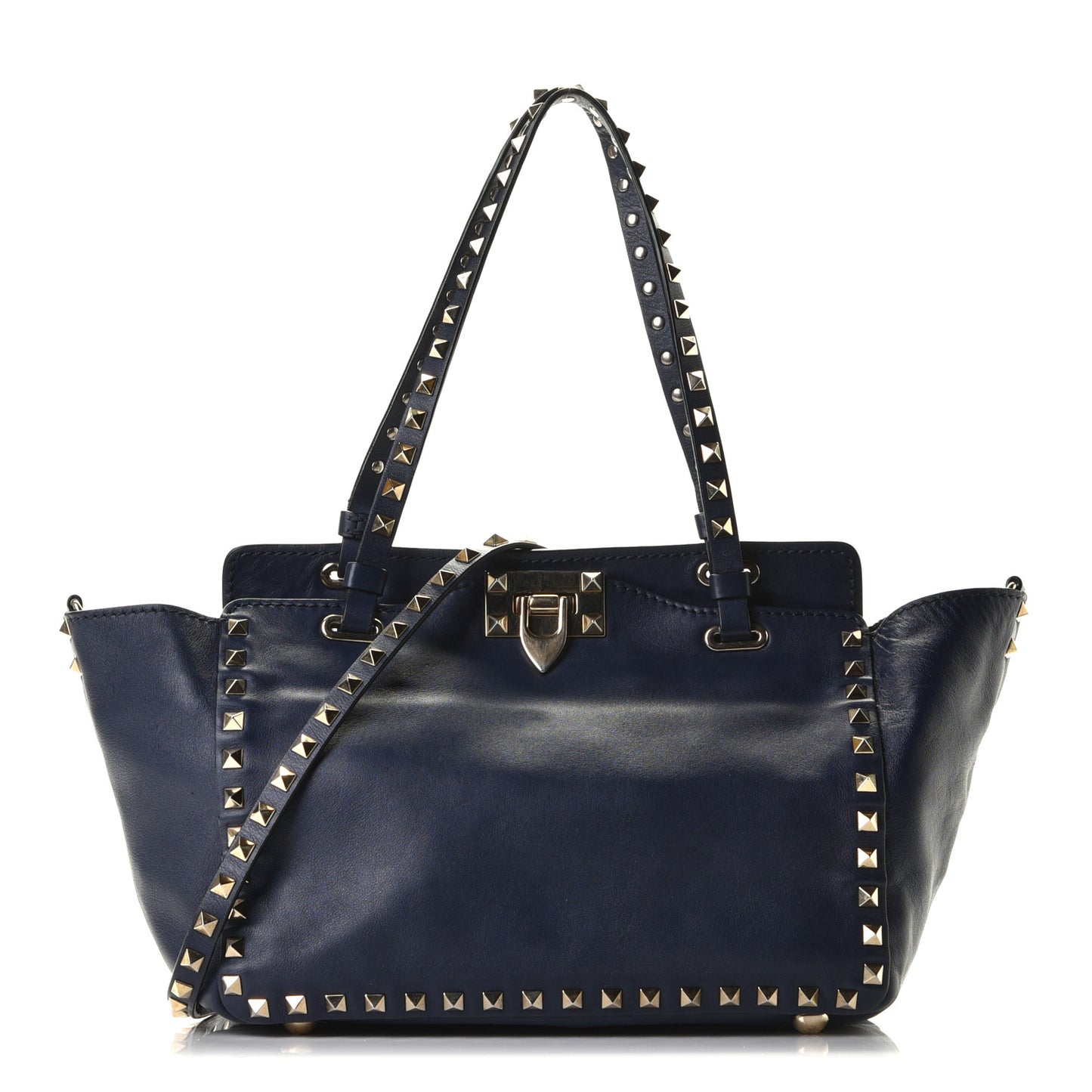 Vitello Small Rockstud Tote Marine
