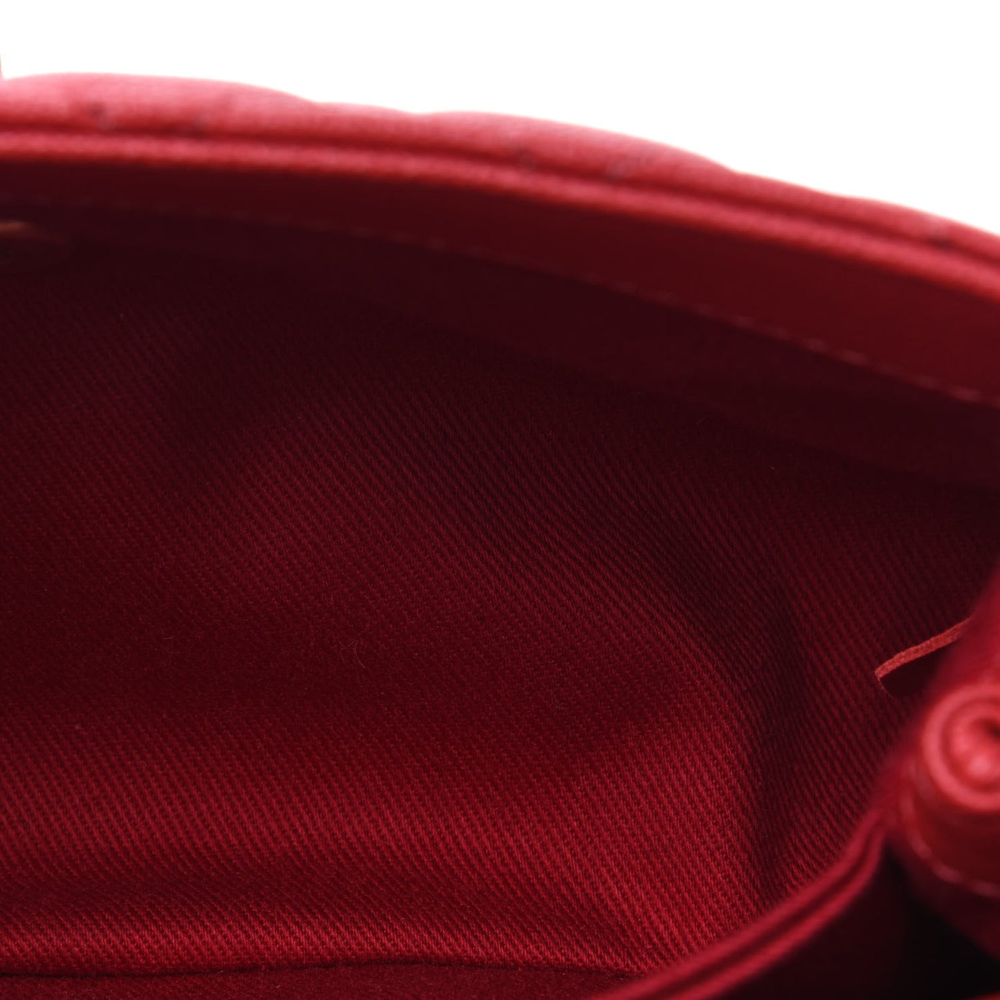 Caviar Lizard Embossed Quilted Mini Coco Handle Flap Red