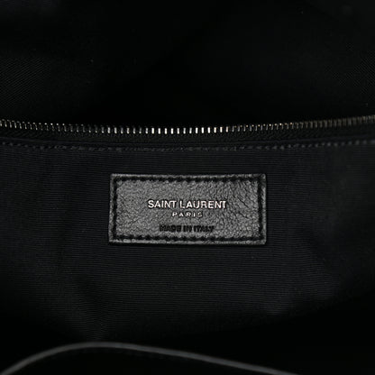 Saint Laurent Crinkled Calfskin Matelasse Monogram Medium Niki Shopper Tote Black 6 of 11