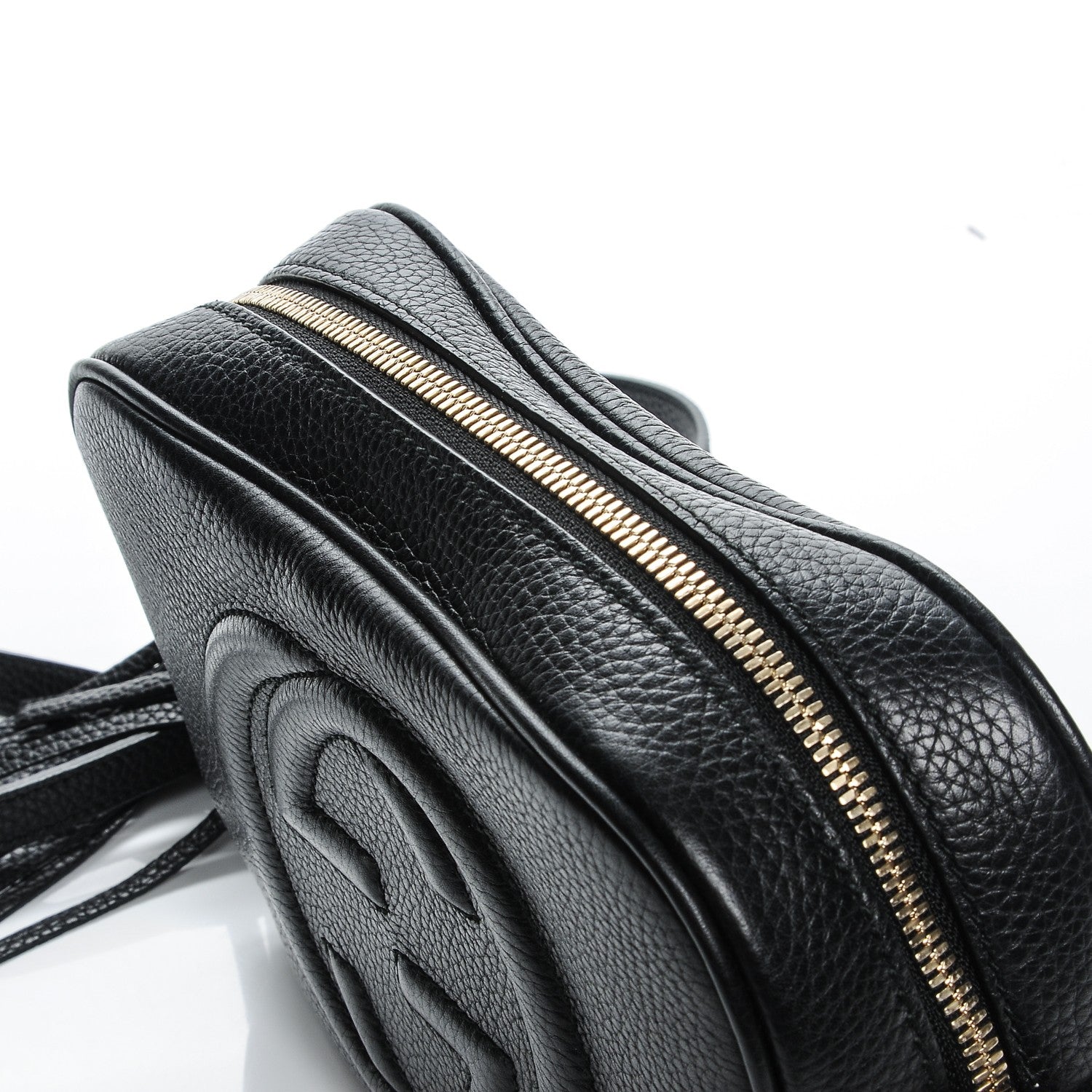 Gucci Pebbled Calfskin Small Soho Disco Bag Black 8 of 8