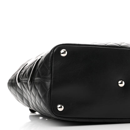 Chanel Calfskin Quilted Large Cambon Tote Black 9 of 15