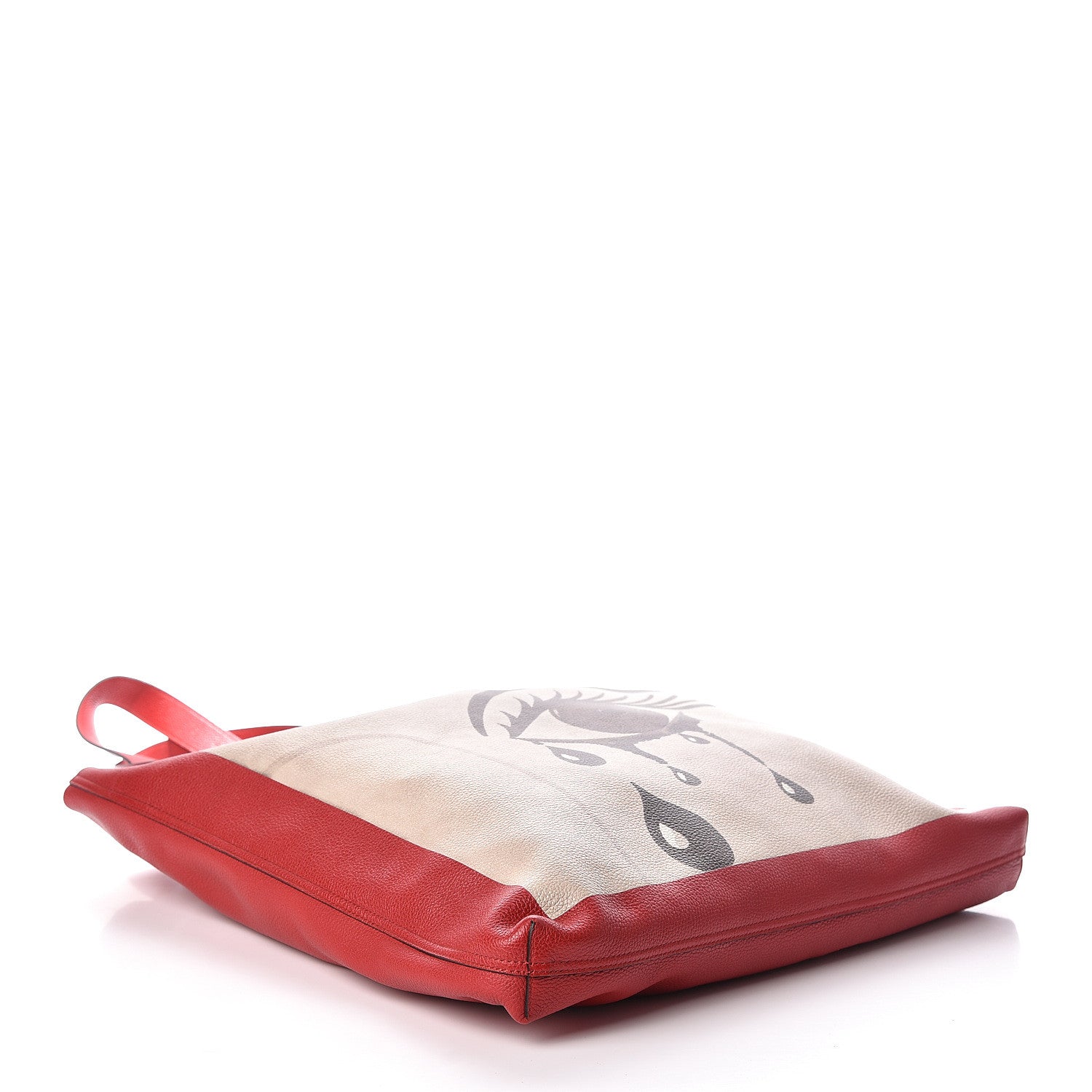 Gucci Calfskin Elton John Levon-Goodbye Tote Red 5 of 10