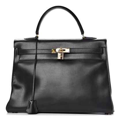 Hermes Box Kelly Retourne 35 Black 1 of 37