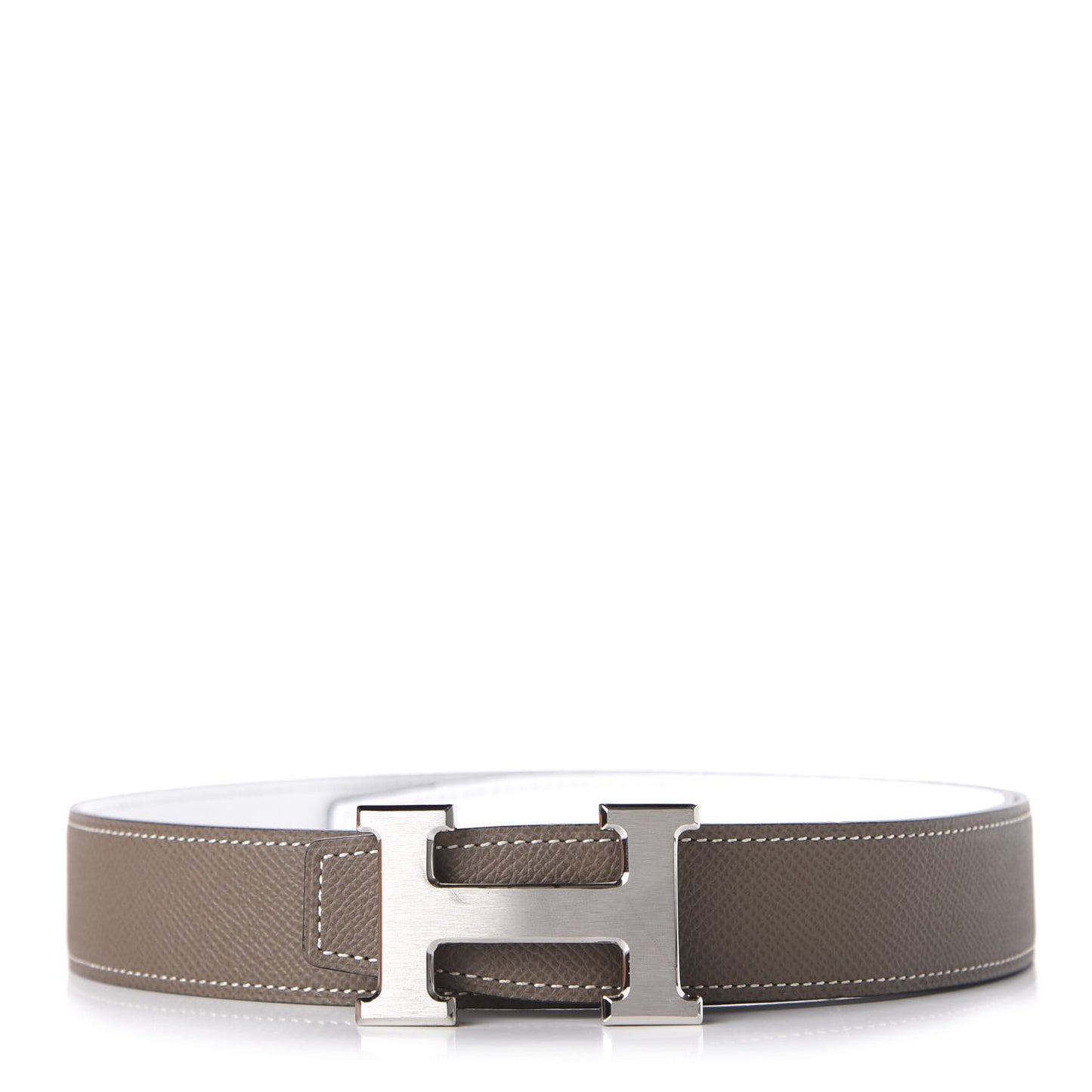 Epsom 32mm Belt 80 White Etoupe