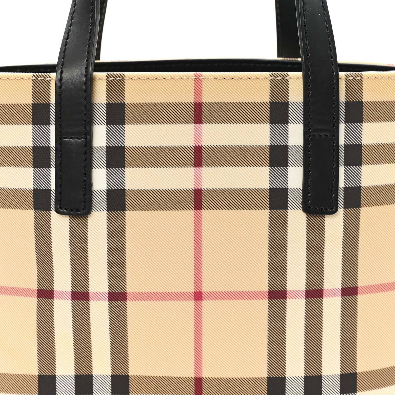 Burberry House Check Regent Tote Black 6 of 10