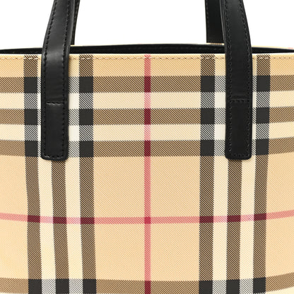 Burberry House Check Regent Tote Black 6 of 10