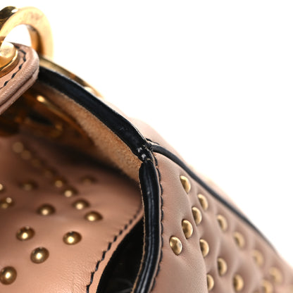 Christian Dior Calfskin Cannage Studded Small Supple Lady Dior Light Pink 11 of 11