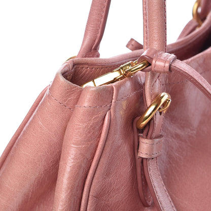 Miu Miu Vitello Shine Small Bow Shopping Tote Loto 10 of 17