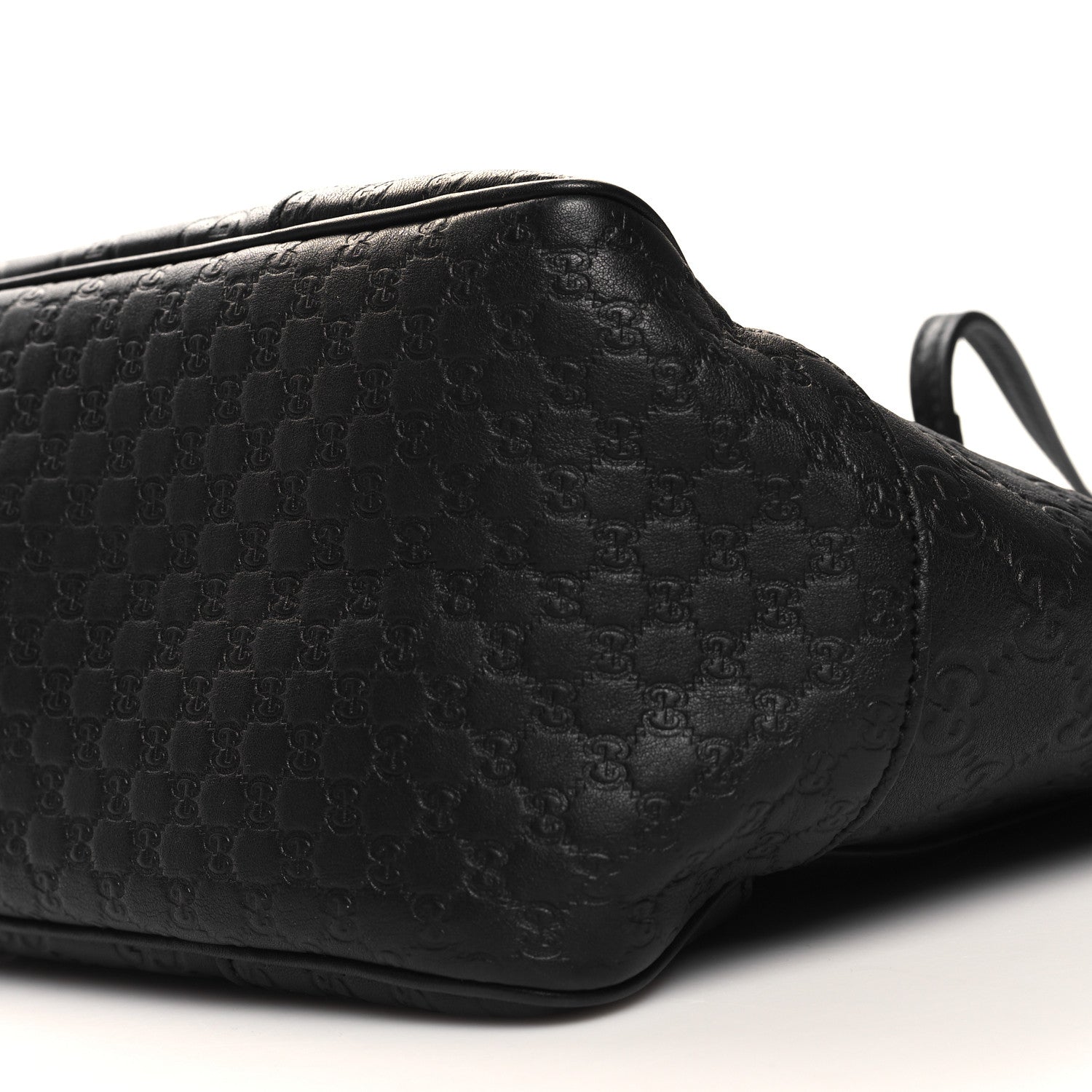 Gucci Guccissima Small Bree Zippered Tote Black 10 of 10