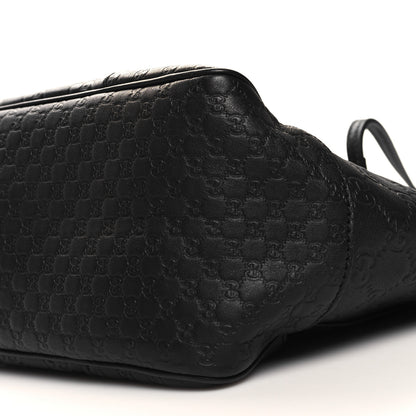 Gucci Guccissima Small Bree Zippered Tote Black 10 of 10
