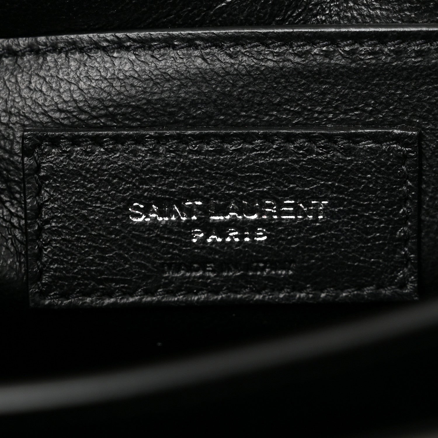 Saint Laurent Grain de Poudre Medium Classic Monogram Cassandra Top Handle Earth 6 of 10