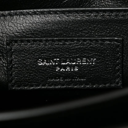 Saint Laurent Grain de Poudre Medium Classic Monogram Cassandra Top Handle Earth 6 of 10