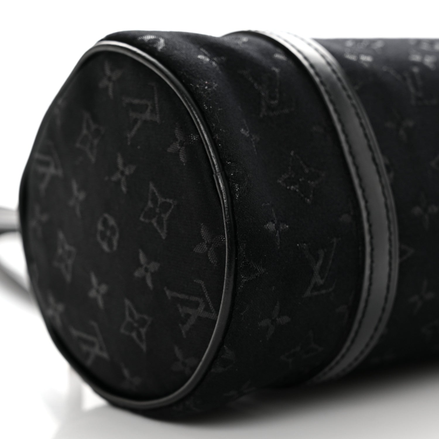 Louis Vuitton Satin Monogram Mini Papillon Black 8 of 10