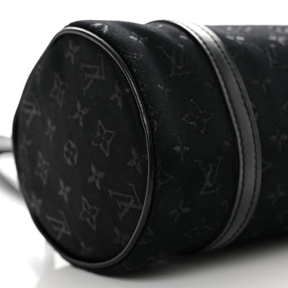 Louis Vuitton Satin Monogram Mini Papillon Black 8 of 10