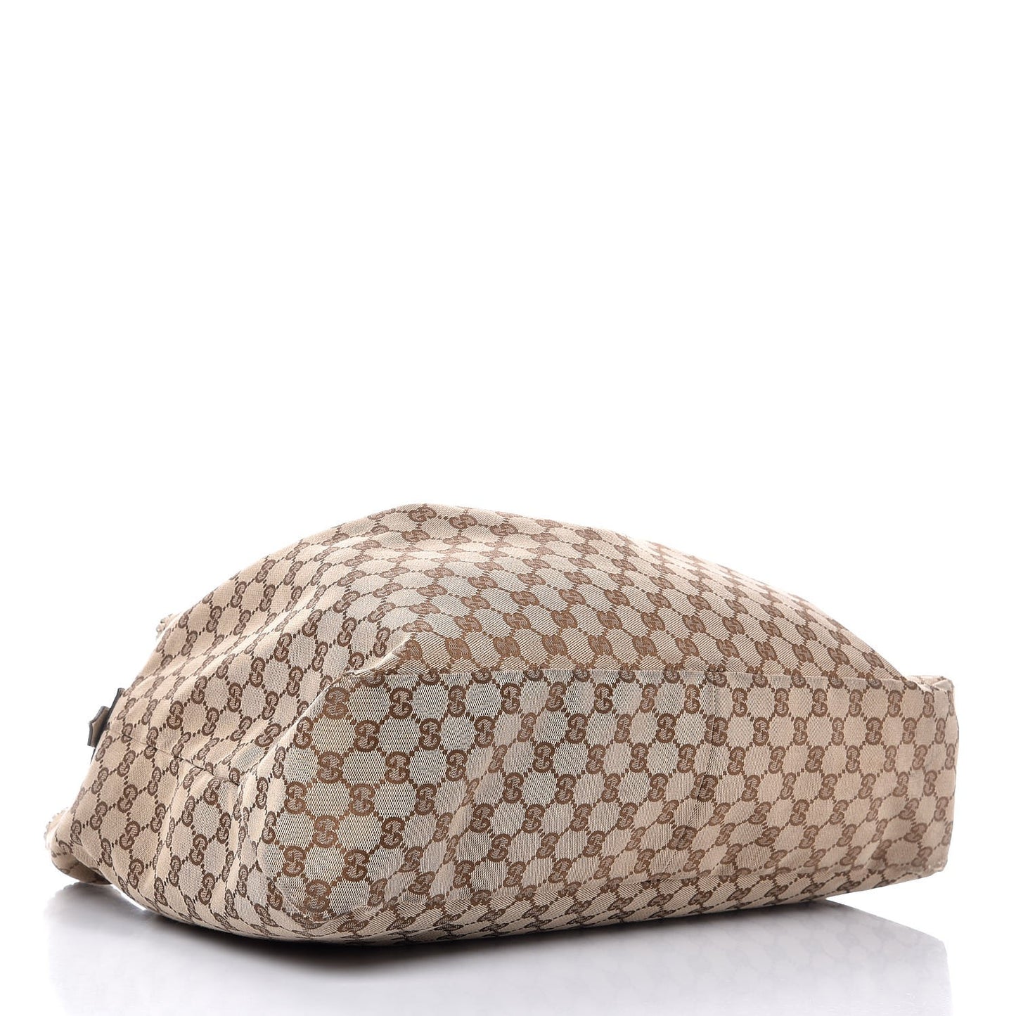 Monogram Large Horsebit Chain Hobo Off White