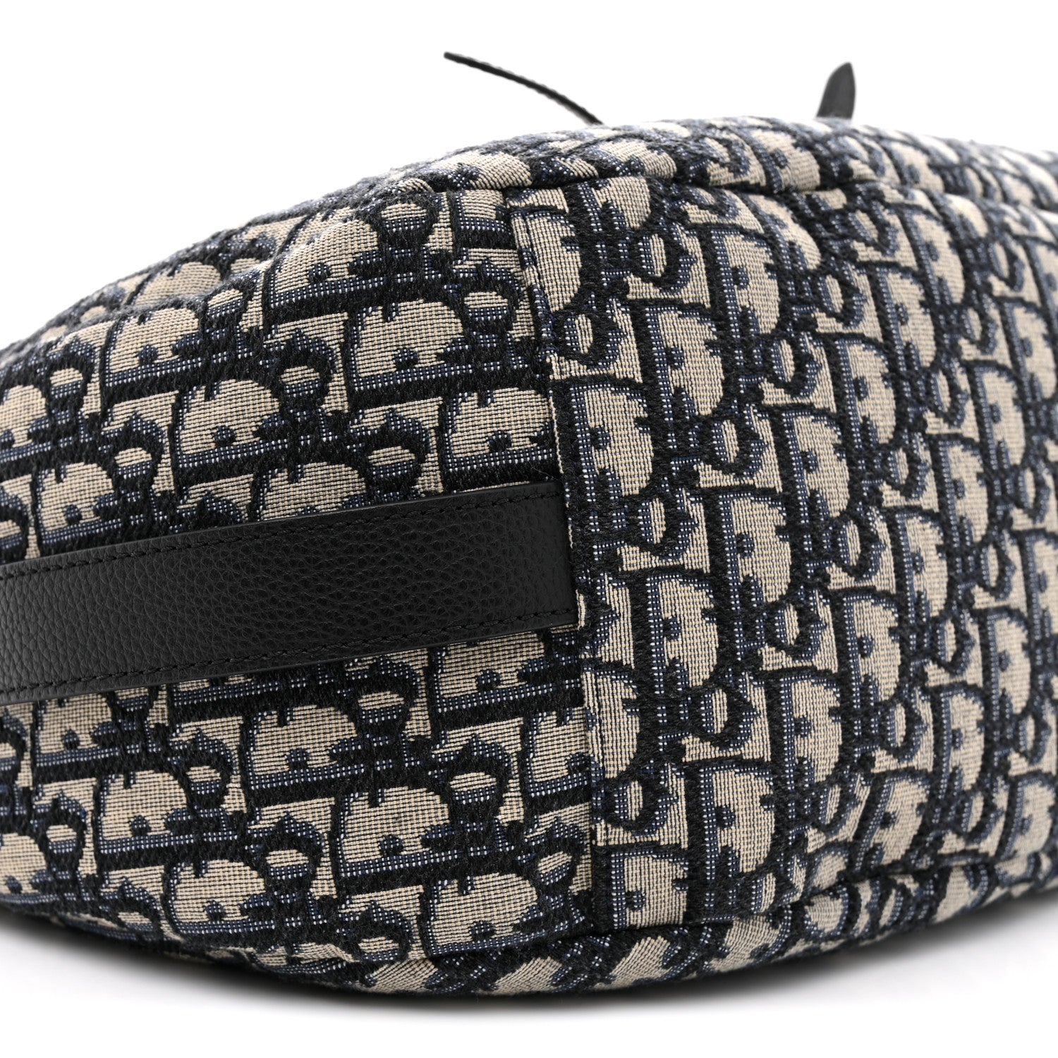 Christian Dior Oblique Soft Saddle Bag Beige Blue 8 of 9