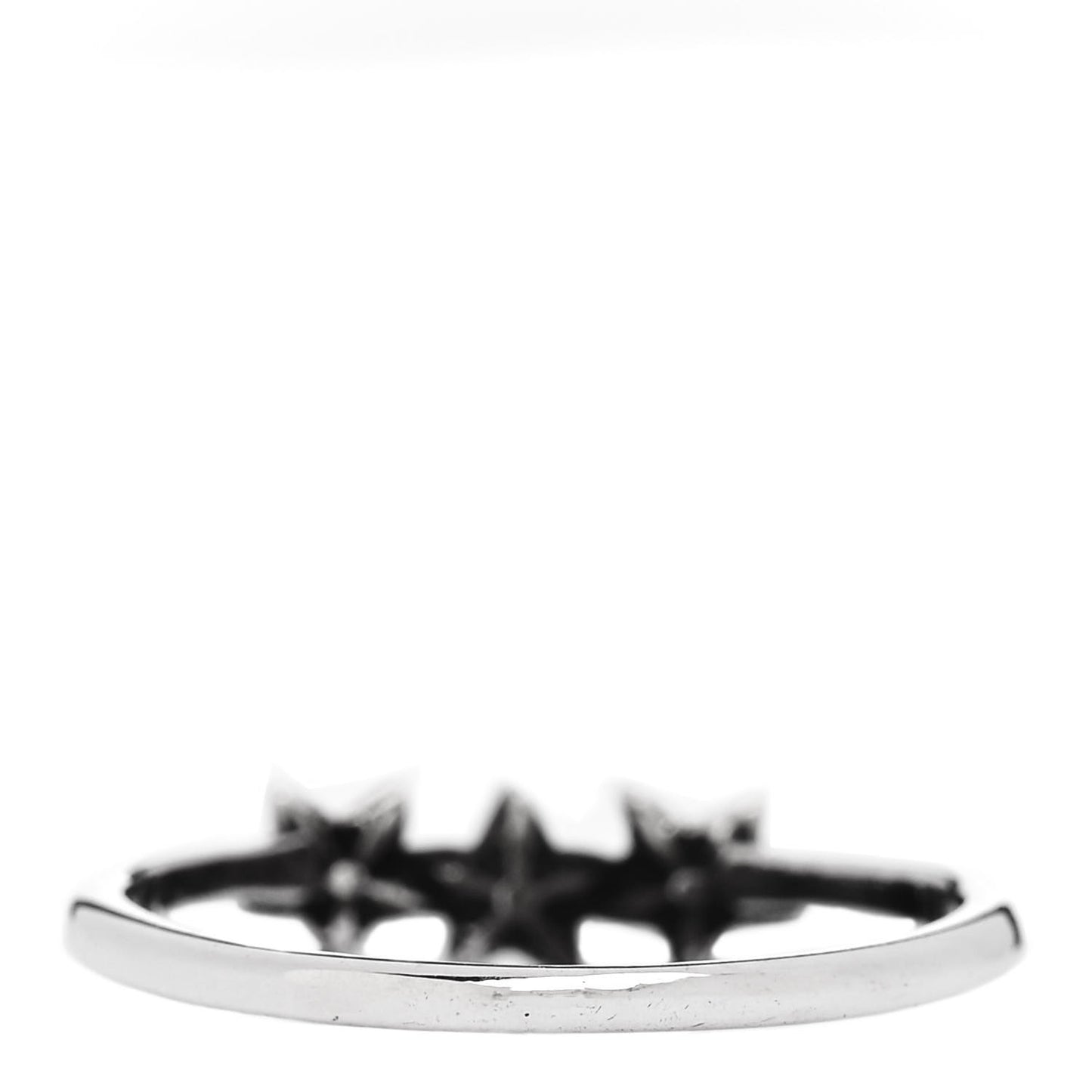 Sterling Silver 3 Star Bubblegum Ring 51 5.75
