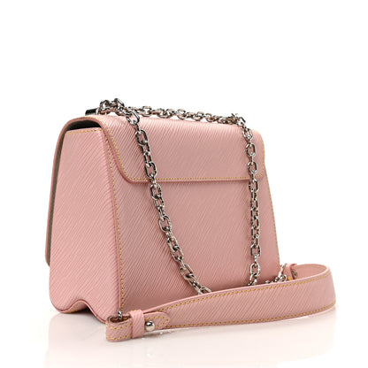 Louis Vuitton Epi Twist Shoulder Bag MM Rose Ballerine 3 of 8
