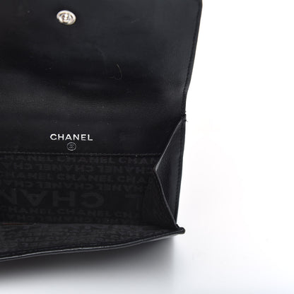 Chanel Lambskin Precious Symbols French Wallet Black 6 of 11